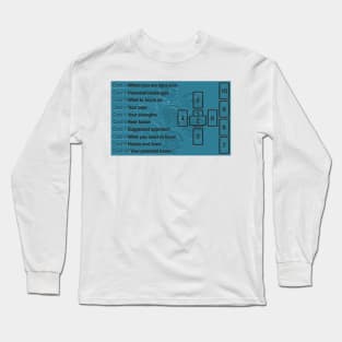 Celtic Spread from tarotbywhacky Long Sleeve T-Shirt